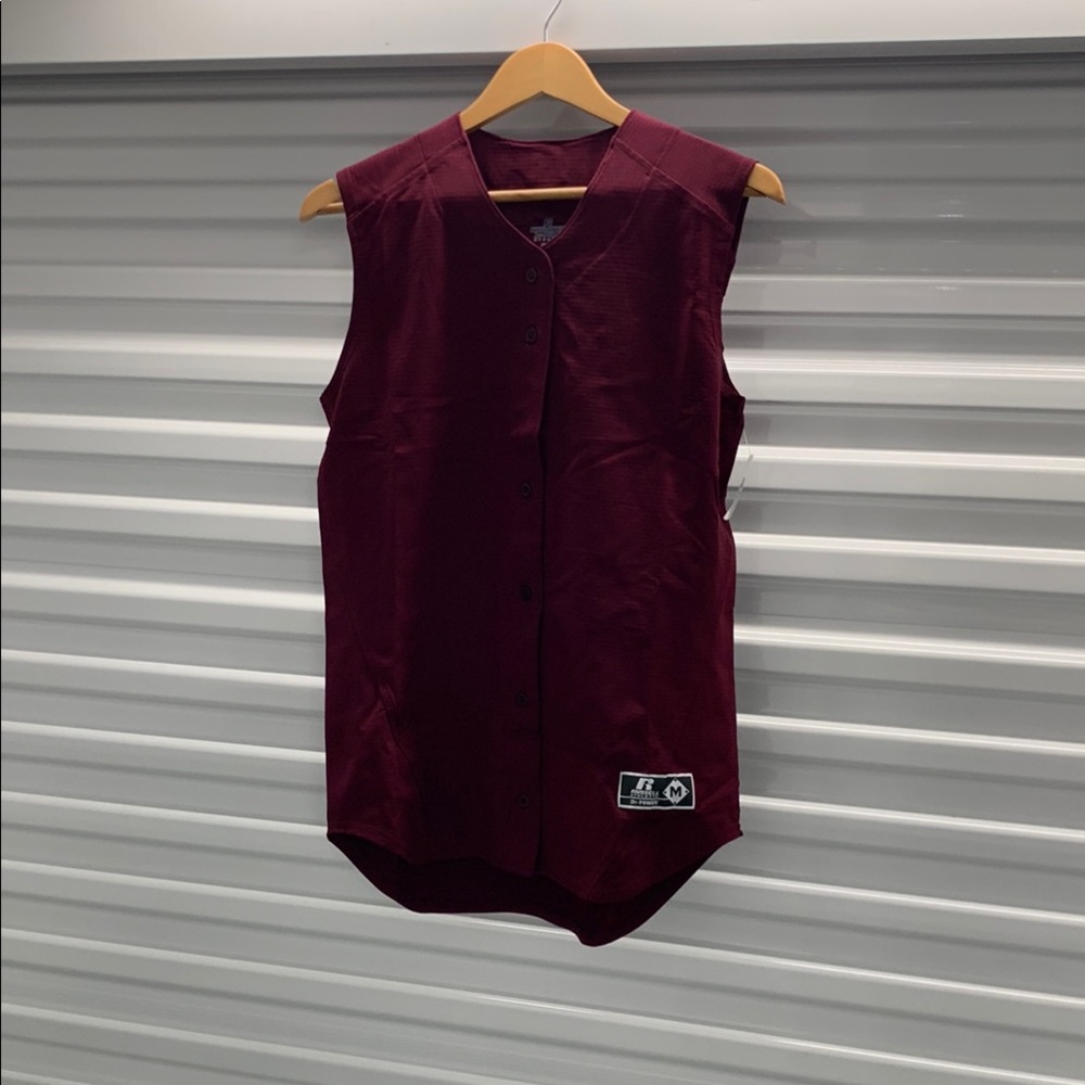 Russell Athletic Red Sleeveless Vest